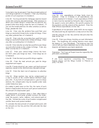 Arizona Form 837 (ADOR10325) Financial Report for Bingo License Class &quot;b&quot; or Class &quot;c&quot; - Arizona, Page 8