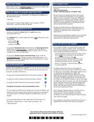 Form W-1E &quot;Application for Benefits&quot; - Connecticut, Page 2