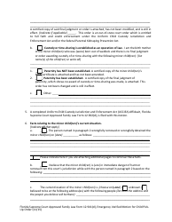 Form 12.941(D) &quot;Emergency Verified Motion for Child Pick-Up Order&quot; - Florida, Page 4