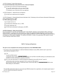 Form RH313A(AU) Radioactive Materials Authorized User Training and Experience and Preceptor Attestation - California, Page 2