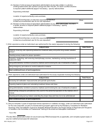 Form RH313A(AU) Radioactive Materials Authorized User Training and Experience and Preceptor Attestation - California, Page 6