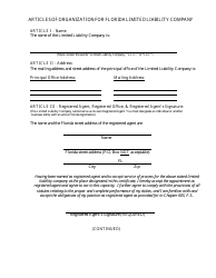 Form INHS11 Articles of Conversion for &quot;other Business Entity&quot; Into Florida Limited Liability Company - Florida, Page 5