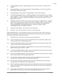Instructions for Form FL-195 Income Withholding for Support - California, Page 3