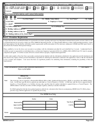 ADEM Form 511 Permitee Registration Form for E-Dmr/E-Sso - Alabama, Page 2