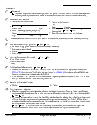 Form ADOPT-200 Adoption Request - California, Page 2
