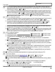 Form ADOPT-200 Adoption Request - California, Page 3