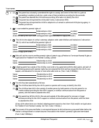 Form ADOPT-200 Adoption Request - California, Page 4