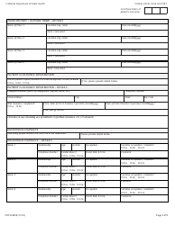 Form CDPH8639 Shigellosis Case Report - California, Page 5