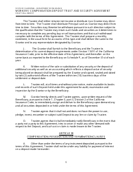 Form CDI-071 Workers&#039; Compensation Deposit Trust and Security Agreement - California, Page 5