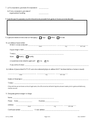 Form LE7-8_COMB Application for a Bingo-Raffles License - Colorado, Page 2