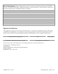 ADEM Form 9 Alabama Recycling Fund Grant Application - Alabama, Page 3