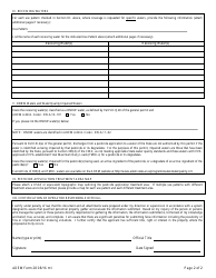 ADEM Form 28 &quot;Notice of Intent - General Permit Number Alg870000&quot; - Alabama, Page 2