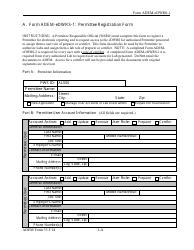ADEM Form 33 (ADEM-eDWRS-1) &quot;Permittee Registration Form&quot; - Alabama