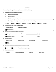ADEM Form 106 Permit Application for Waste Disposal - Alabama, Page 3