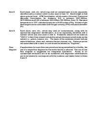 ADEM Form 112 &quot;Permit Application for Solvent Metal Cleaning&quot; - Alabama, Page 2