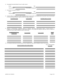 ADEM Form 189 Permit Application for Reclaimed Water Reuse (Rwr) - Alabama, Page 2