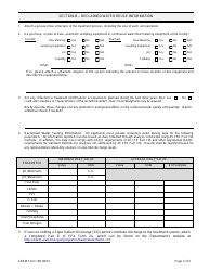 ADEM Form 189 Permit Application for Reclaimed Water Reuse (Rwr) - Alabama, Page 3