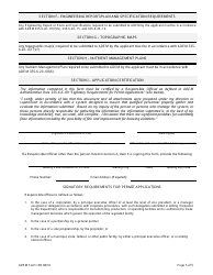 ADEM Form 189 Permit Application for Reclaimed Water Reuse (Rwr) - Alabama, Page 5