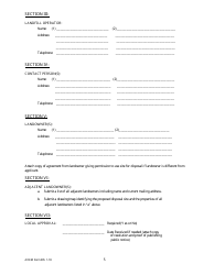 ADEM Form 305 Solid Waste Disposal Facility Construction/Demolition Landfill Permit Application Package - Alabama, Page 5