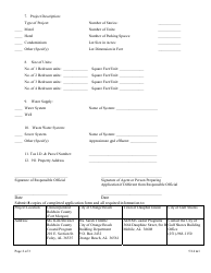 ADEM Form 327 Application for a Permit for the Construction of a Motel, Hotel, or Other Multi-Unit Development on a Property Intersected by the Construction Control Line in the Alabama Coastal Area - Alabama, Page 2