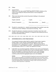 ADEM Form 323 Application for Approval of Alternative Treatment Technologies - Alabama, Page 3