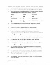 ADEM Form 323 Application for Approval of Alternative Treatment Technologies - Alabama, Page 5