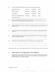ADEM Form 323 Application for Approval of Alternative Treatment Technologies - Alabama, Page 8