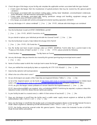ADEM Form 387 Notice of Intent - Npdes General Permit Number Alg020000 - Alabama, Page 2
