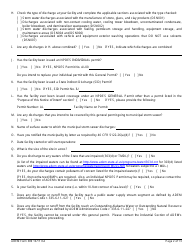 ADEM Form 389 Notice of Intent - Npdes General Permit Number Alg230000 - Alabama, Page 2