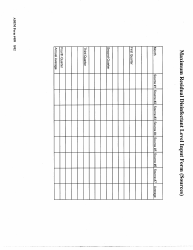 Document preview: ADEM Form 409 Maximum Residual Disinfectant Level Input Form (Sources) - Alabama
