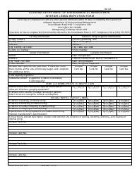 ADEM Form 403 Interior Lining Inspection Form - Alabama