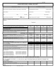 Document preview: ADEM Form 404 ADEM Interior Lining Report - Alabama