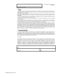 ADEM Form 426 Nox Budget Permit Application - Alabama, Page 3