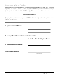 ADEM Form 339 Clean Water State Revolving Fund (Cwsrf) Loan Application - Alabama, Page 10