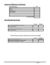 ADEM Form 339 Clean Water State Revolving Fund (Cwsrf) Loan Application - Alabama, Page 20