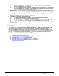 ADEM Form 339 Clean Water State Revolving Fund (Cwsrf) Loan Application - Alabama, Page 31