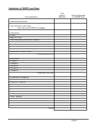 ADEM Form 339 Clean Water State Revolving Fund (Cwsrf) Loan Application - Alabama, Page 8
