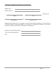 ADEM Form 369 Drinking Water State Revolving Fund (Dwsrf) Loan Application - Alabama, Page 11