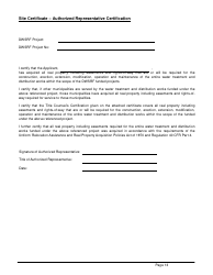 ADEM Form 369 Drinking Water State Revolving Fund (Dwsrf) Loan Application - Alabama, Page 13