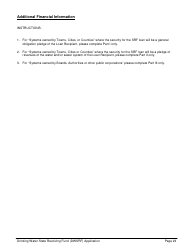 ADEM Form 369 Drinking Water State Revolving Fund (Dwsrf) Loan Application - Alabama, Page 23