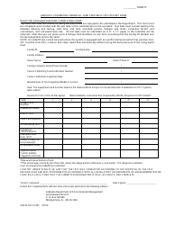 Document preview: ADEM Form 487 ADEM Ust Volumetric Underfill Tank Tightness Test Report Form - Alabama
