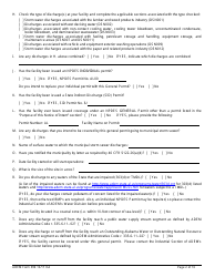 ADEM Form 396 Notice of Intent - Npdes General Permit Number Alg060000 - Alabama, Page 2
