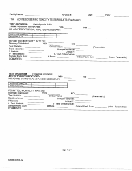 ADEM Form 465 Toxicity Test Report Summary - Alabama, Page 5