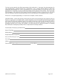 ADEM Form 510 Cooling Water Supplemental Information - Alabama, Page 3
