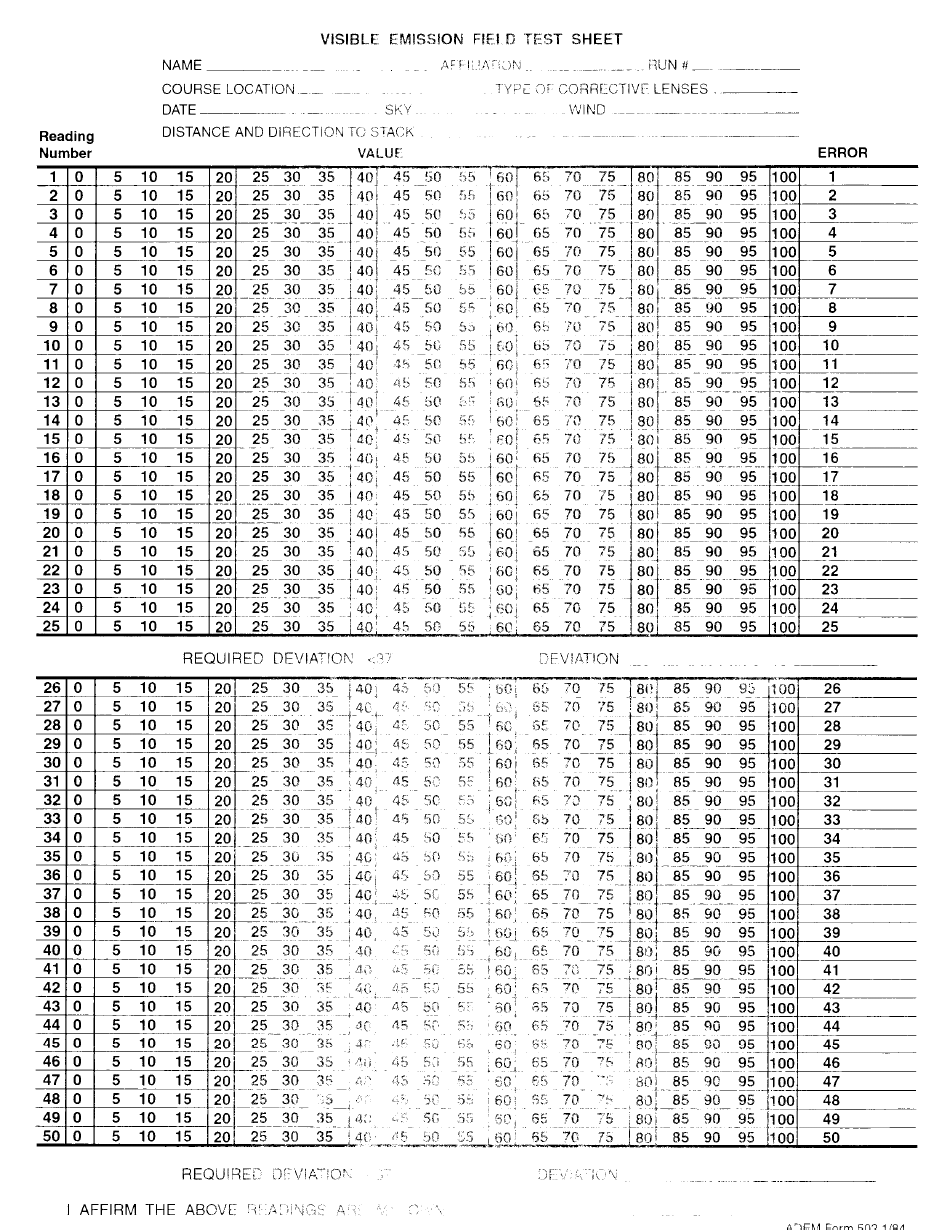 ADEM Form 502 Fill Out, Sign Online and Download Fillable PDF