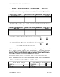 ADEM Form 474 ADEM Ust Closure Site Assessment Report - Alabama, Page 2