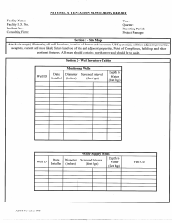 ADEM Form 478 Natural Attenuation Monitoring Report - Alabama, Page 5