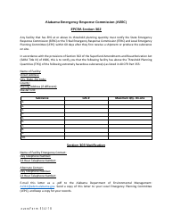 Document preview: ADEM Form 534 Ehs Notification Form - Alabama