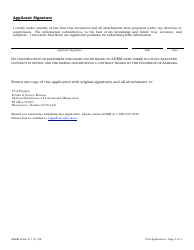 ADEM Form 517 Alabama Clean Vessel Act Grant Application - Alabama, Page 3