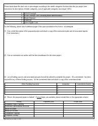 ADEM Form 542 Brownfields Cleanup State Revolving Fund Pre-application Form - Alabama, Page 3